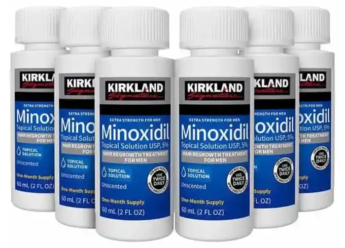 Kirkland Minoxidil Solución Tópica Al 5% 6 Unidades