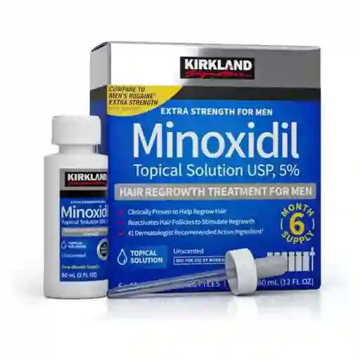 Kirkland Minoxidil Solución Tópica Al 5% 6 Unidades