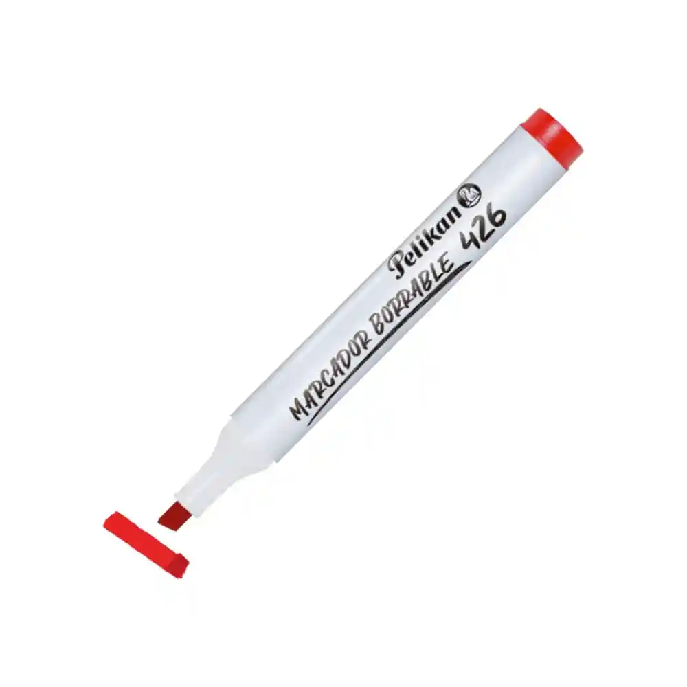 Marcador Pelikan Borrable Rojo