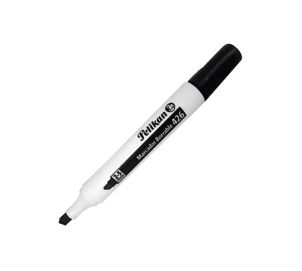 Marcador Pelikan Borrable Negro