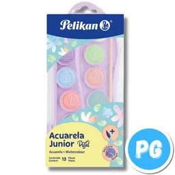Paquete Acuarela En Pasta Pelikan X12 Unds Tonos Pastel