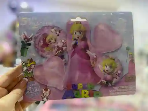 Bouquet Globos Princesa Súper Mario