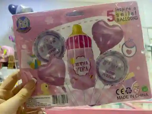 Bouquet Globos Baby Shower De Niña