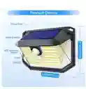 Lampara Solar Led Exterior Pared Sensor Movimiento