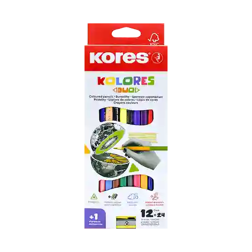 Colores Kores Triangular Doble Punta