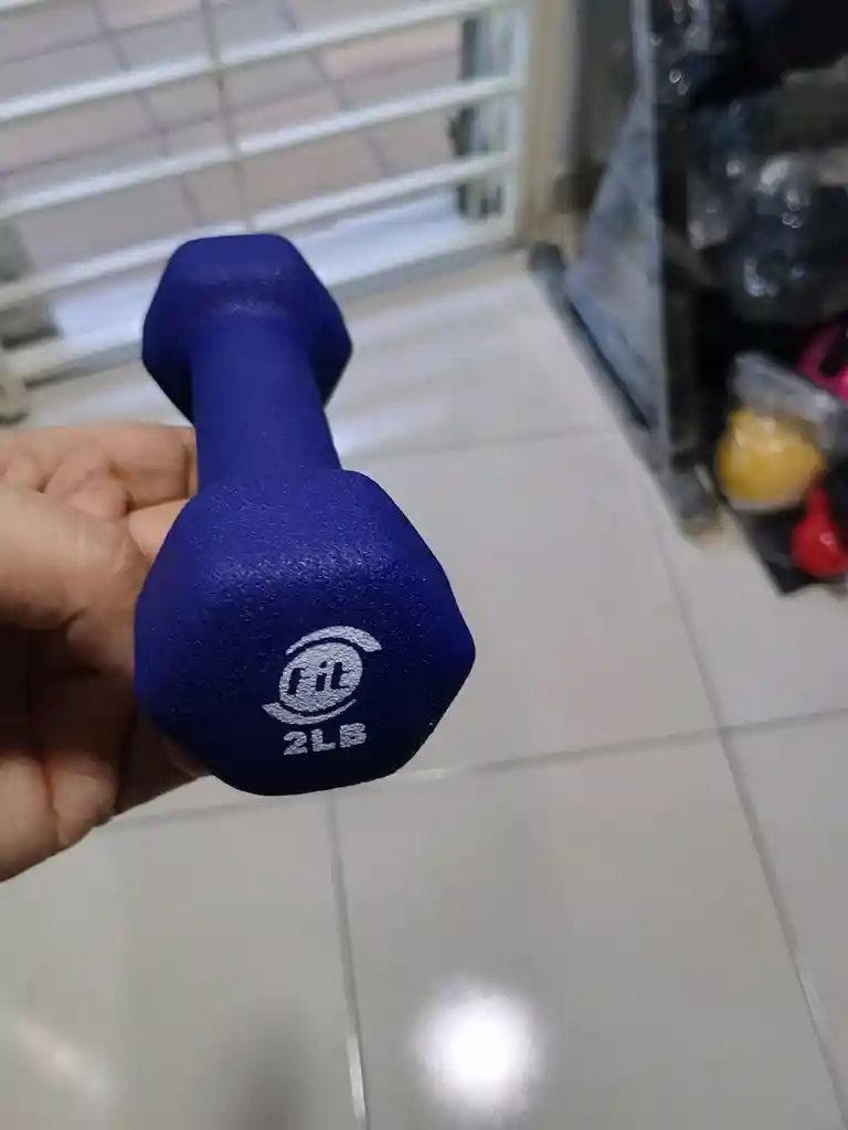 Mancuerna En Neopreno Azul 2 Libras Unidad