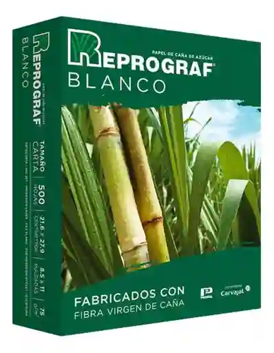 Resma Papel Carta Bond 500 Hojas Reprograf De 75g Blanco