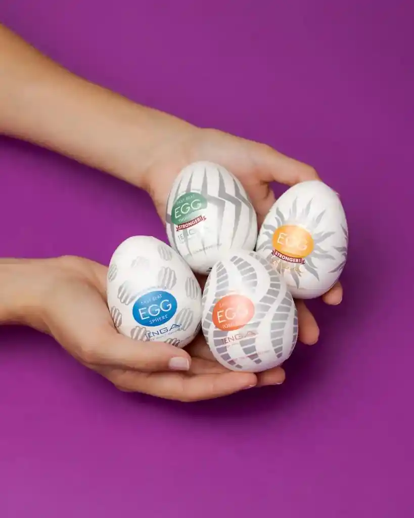 Huevos Masturbadores Tenga Egg (disponible Color Morado Y Verde)