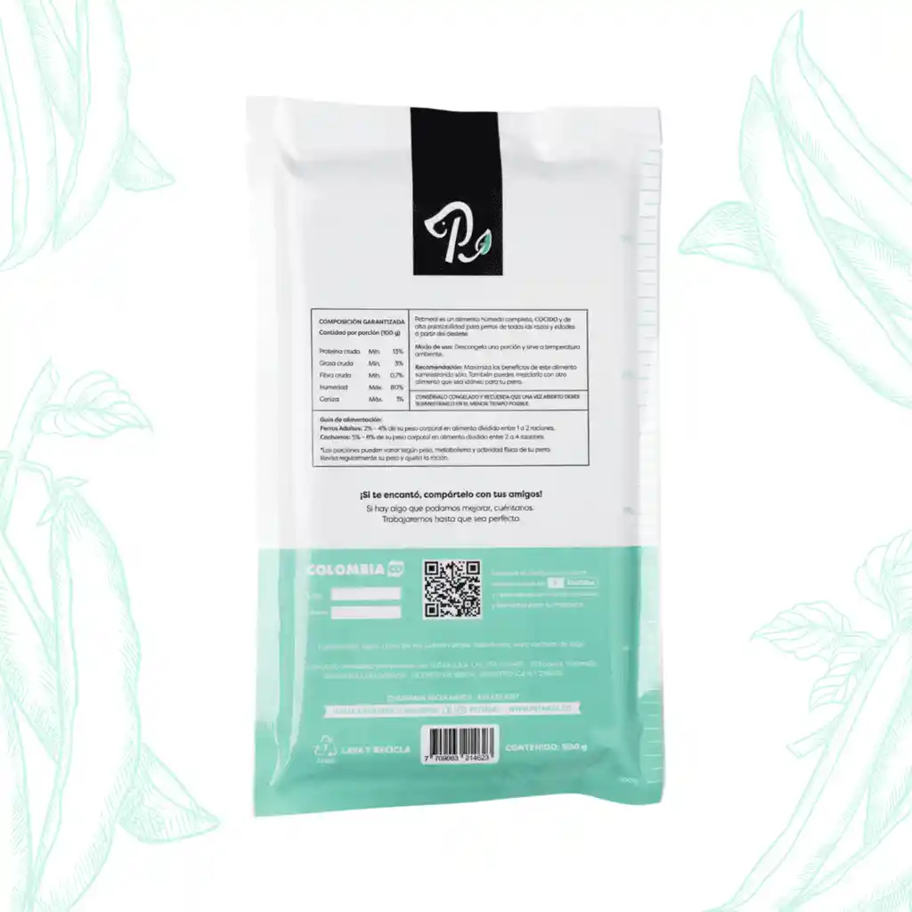 Petmeal Dieta Cocida Natural Perros - Detox Res