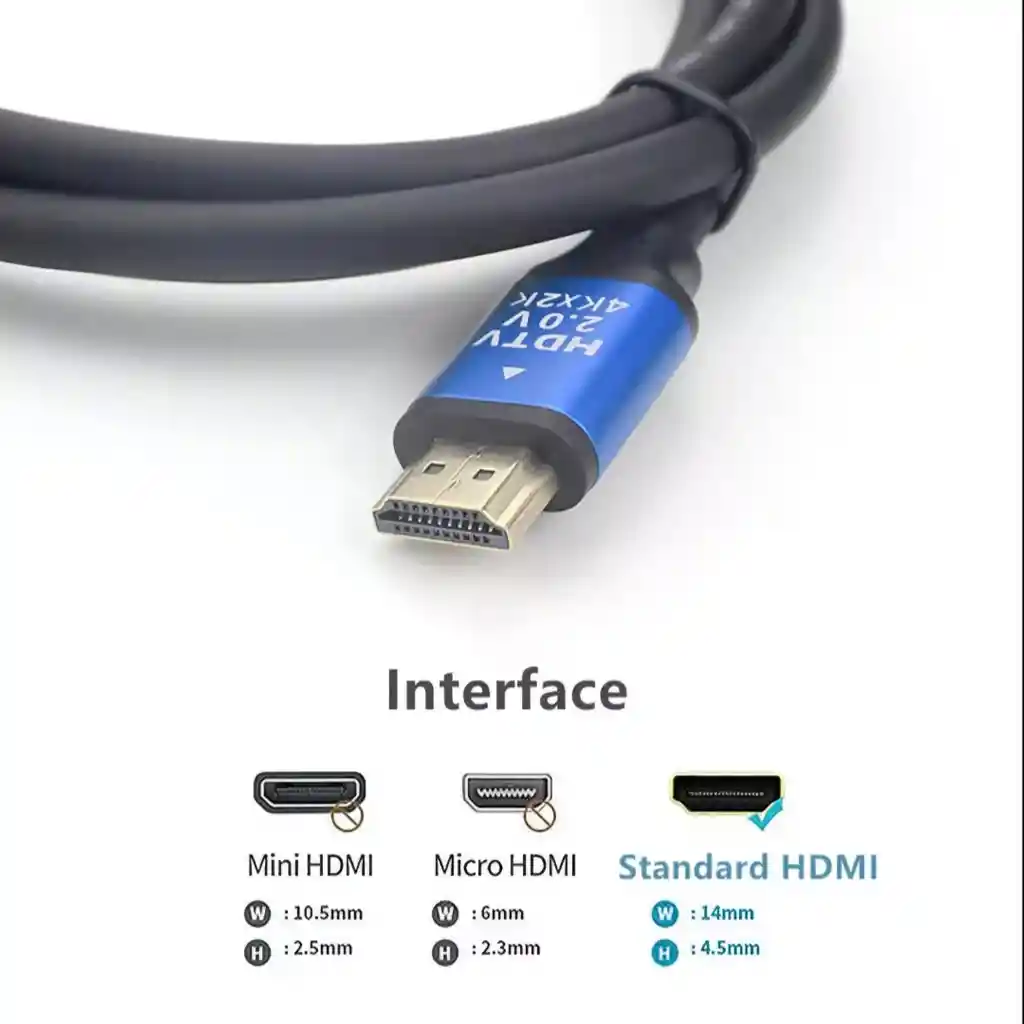 Cable Hdmi 4k 3 Metros Premium De Alta Velocidad