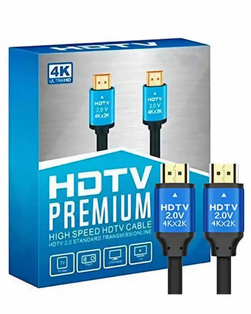 Cable Hdmi 4k 3 Metros Premium De Alta Velocidad