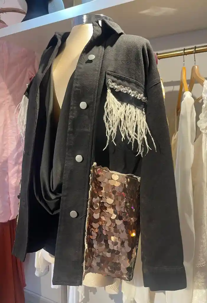 Chaqueta Luxyry Denim Negra