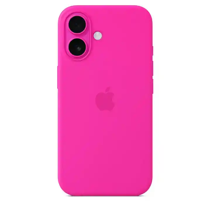 Silicon Case Iphone 16 Fucsia
