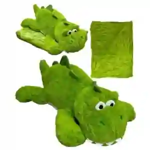 Peluche Cobija Cocodrilo 40 Cm
