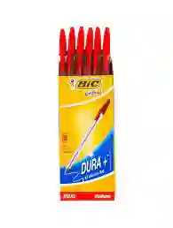 Caja Esfero Bic Rojo X12 Und