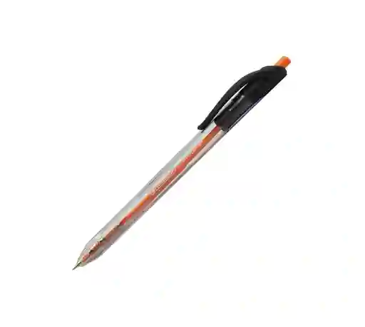Boligrafo - Esfero Retractil Semi - Gel Negro X2 Und