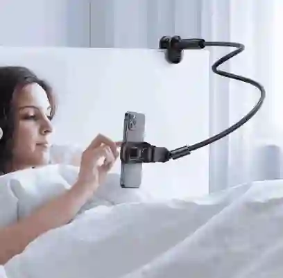 Soporte De Teléfono Flexible Para Cama Con Cuello De Cisne