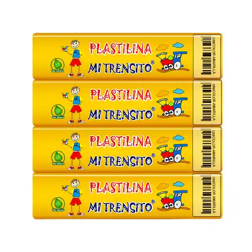 Barra De Plastilina Amarilla