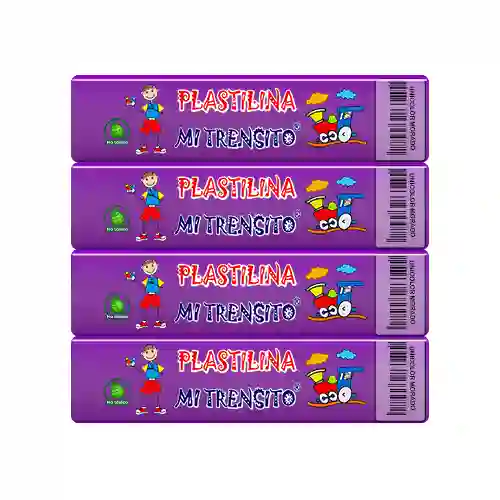 Barra De Plastilina Morada