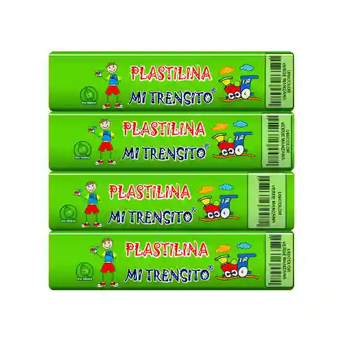 Barra De Plastilina Verde Claro