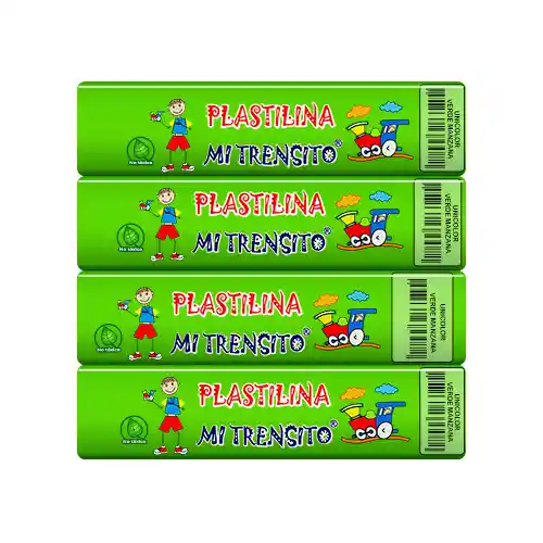 Barra De Plastilina Verde Claro