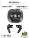 Headphones True Wireless Audifonos Bluetooth Negros