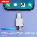 Lector De Tarjetas Lenovo Micro Sd, Lector De Tarjetas Usb C A Sd