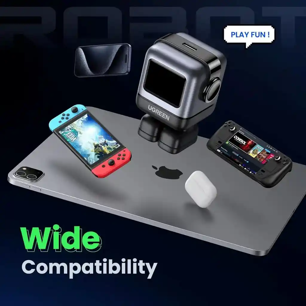 Cargador Usb-c 30w Nexode - Robot Cargador Con Pantalla