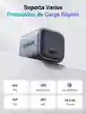 Mini Cargador 30w Ugreen Carga Rápida Usb C Gan Compatible Color Gris