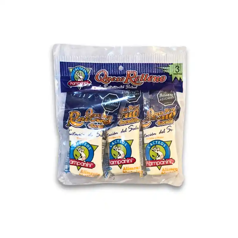 Queso Pera Relleno Con Bocadillo X 3 Und