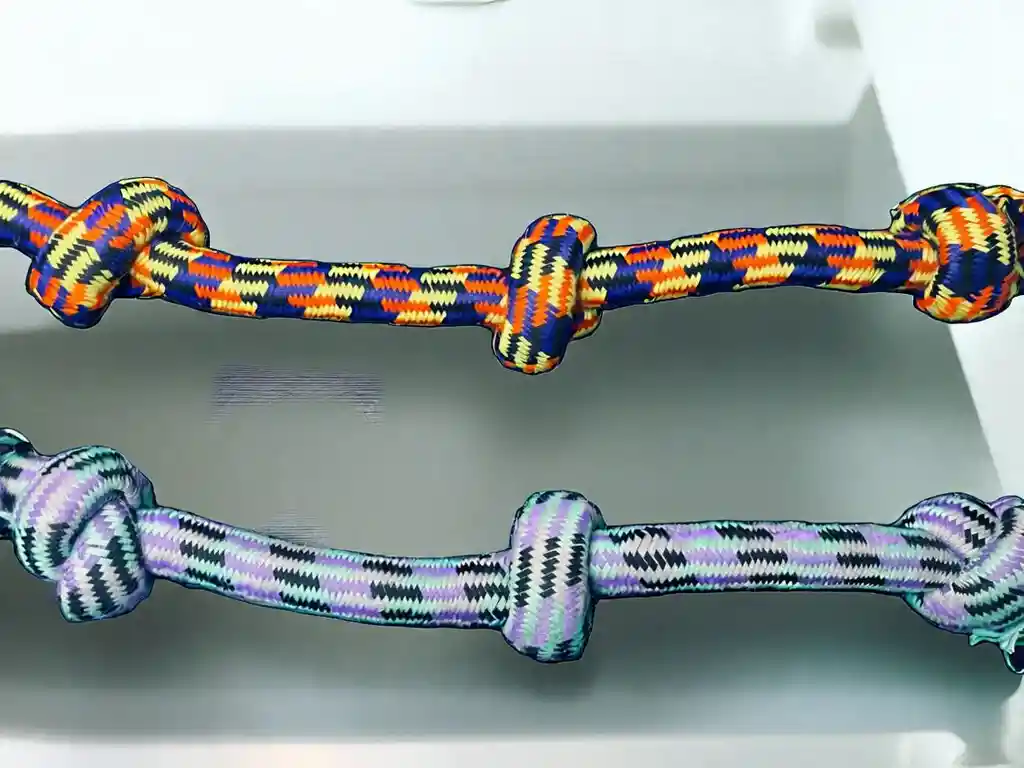 Juguete Masticable En Cuerda O Lazo Para Mascota Tamaño Grande Para Perros Y Gatos