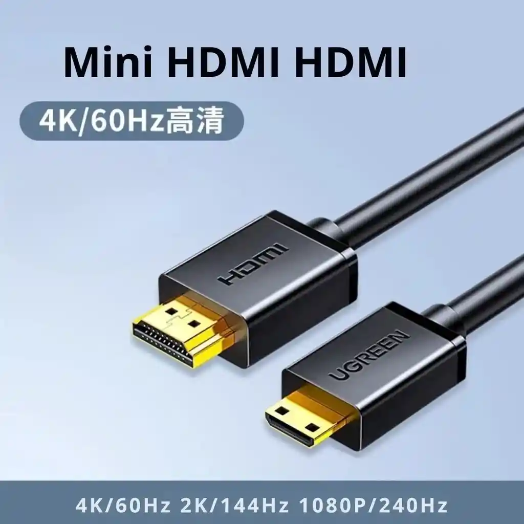 Cable Hdmi Ugreen 10118 Mini A Estándar 3m Alta Definición