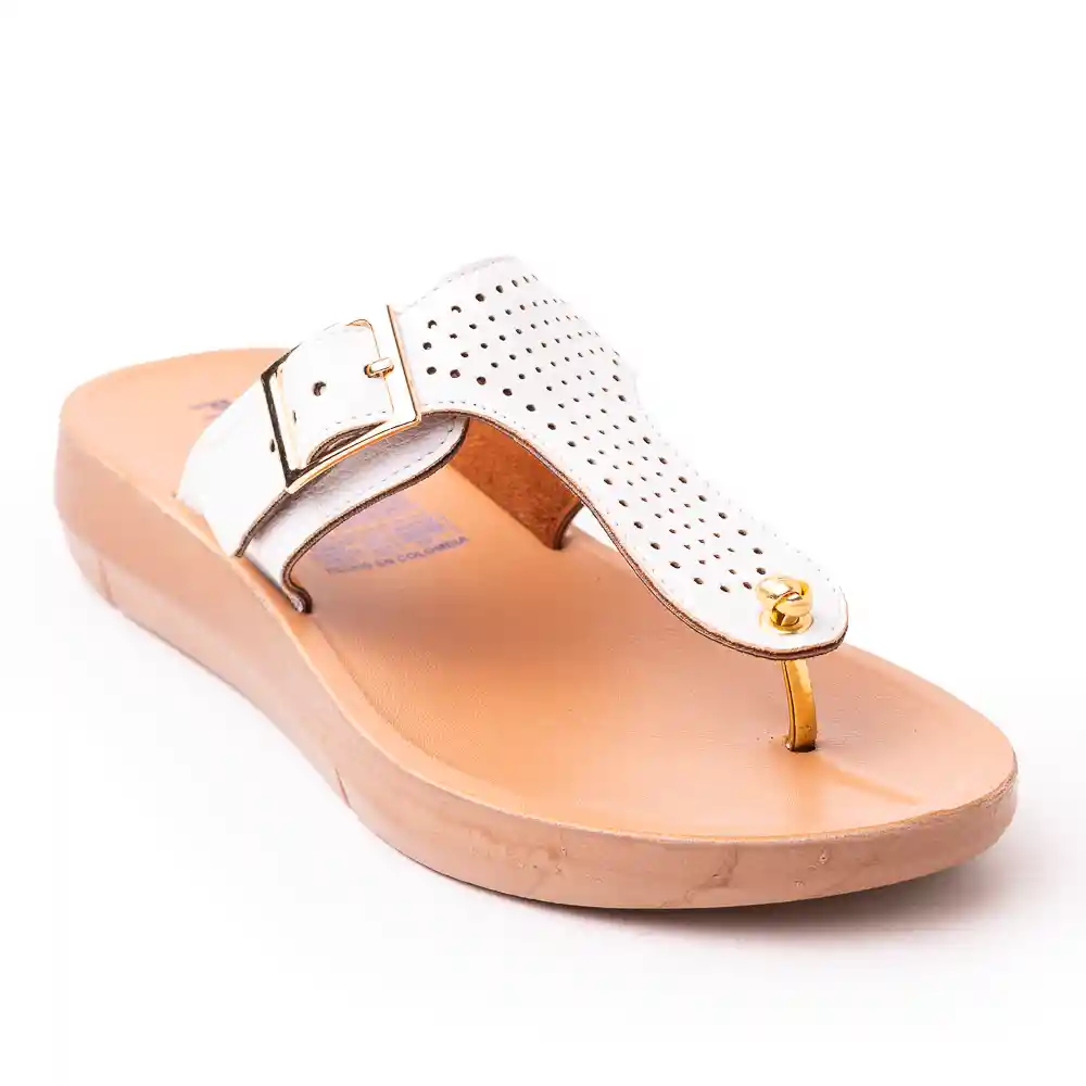 Price Shoes Sandalia Confort Mujer 692y09blanco