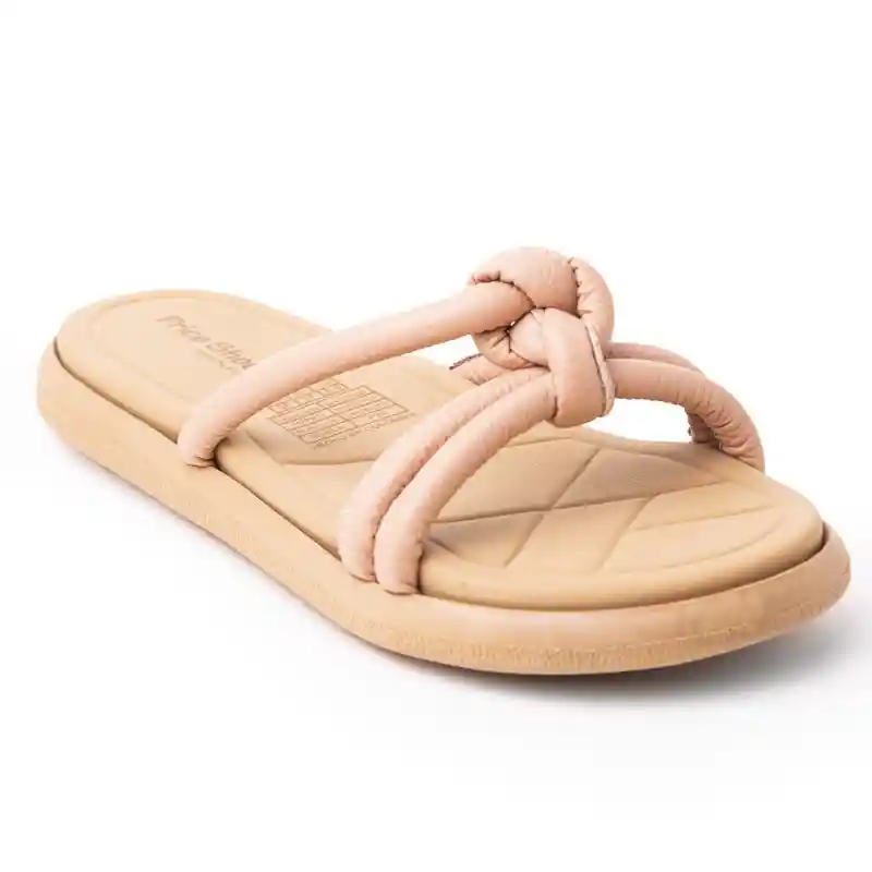 Priceshoes Sandalias Planas Mujeres 902bom-08camel