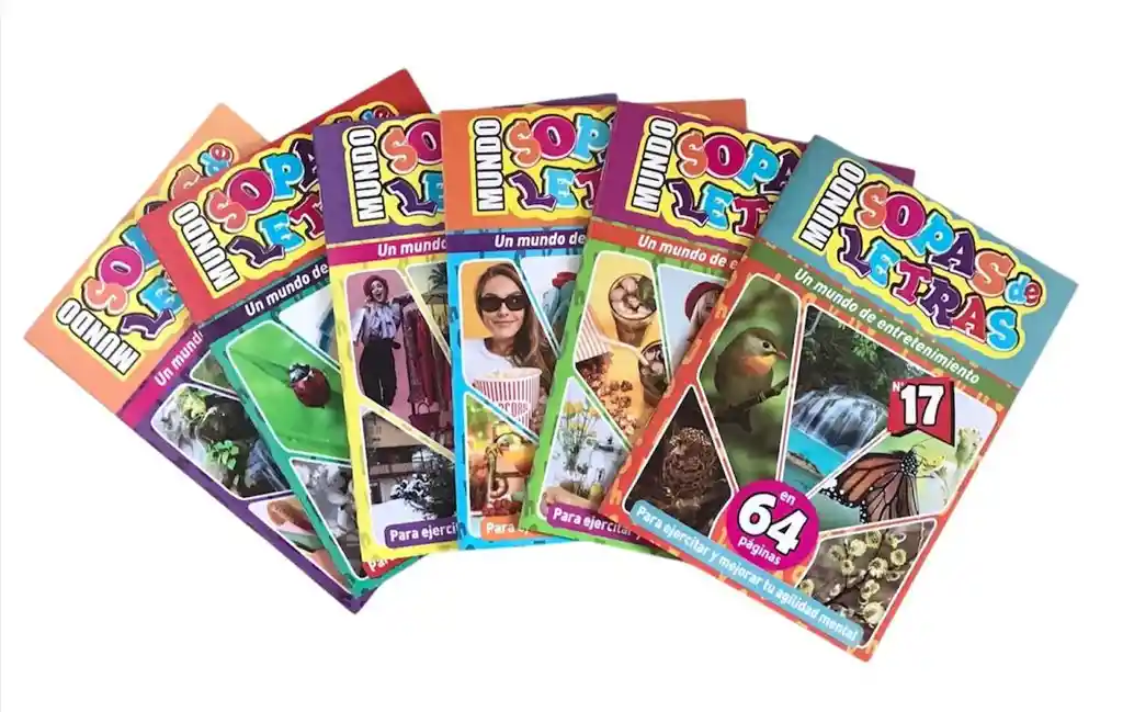 Libro Sopas De Letras 64 Paginas Diseño Surtido