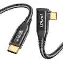 Cable Usb C Thunderbolt 4 Carga 240w Video 4k/8k Angulo Rect