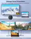 Cable Usb C Thunderbolt 4 Carga 240w Video 4k/8k Angulo Rect