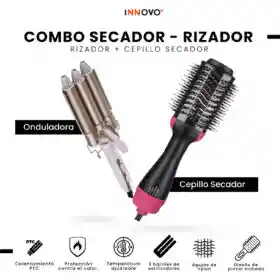 Cepillo Secador One Steep Plus Con Plancha Cabello Ondas Sirena