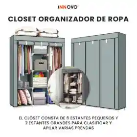 Clóset Armable 3 Cuerpos Con Zapatero Slim Organizador Hogar