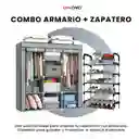 Clóset Armable 3 Cuerpos Con Zapatero Slim Organizador Hogar