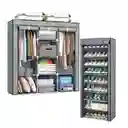 Clóset Armable 3 Cuerpos Con Zapatero 9 Niveles Organizador De Ropa Zapatos Práctico