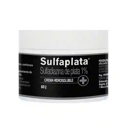 Sulfaplata Crema Cicatrizante Hidrosoluble (1%)