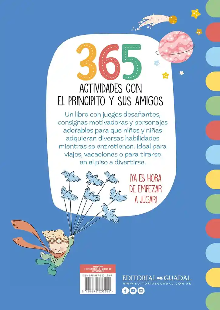 Libro 365 Actividades Con El Principito Y Sus Amigos Niños