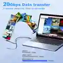 Cable Usb C Salida Video 4k Monitor Portatil Carga 100w