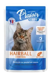 Plaisir Gato Cuidado Control De Bolas De Pelo Trozos Con Pollo 85gr