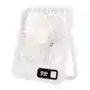 Ventilador De Escritorio Portátil, Recargable Por Usb Para El Hogar Y La Oficina