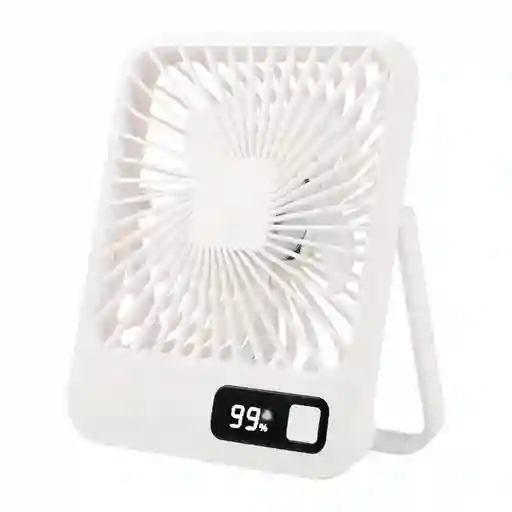 Ventilador De Escritorio Portátil, Recargable Por Usb Para El Hogar Y La Oficina