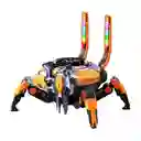 Altavoz Bluetooth My-301 Robot Cangrejo Naranja Recargable Luces Led
