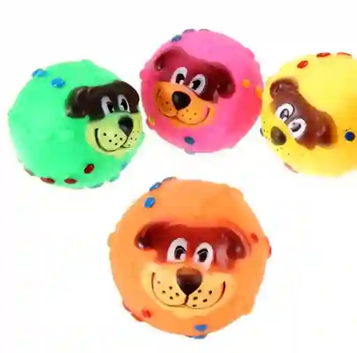 Juguete Masticable En Plastico Suave Con Sonido Para Mascota En Forma De Pelota Para Perros Y Gatos