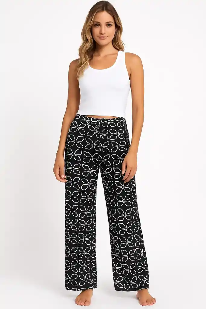 Pantalon Palazzo Bota Ancha